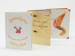 Verschiedene Arten von Speisekarten